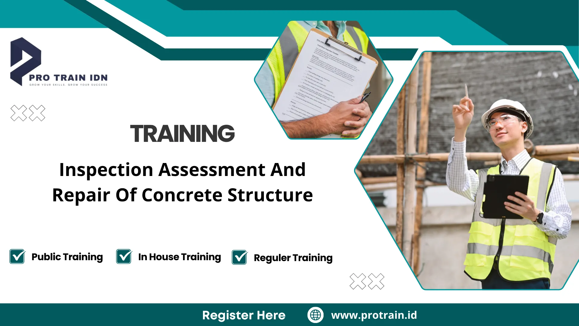 Pelatihan metode uji non destruktif beton