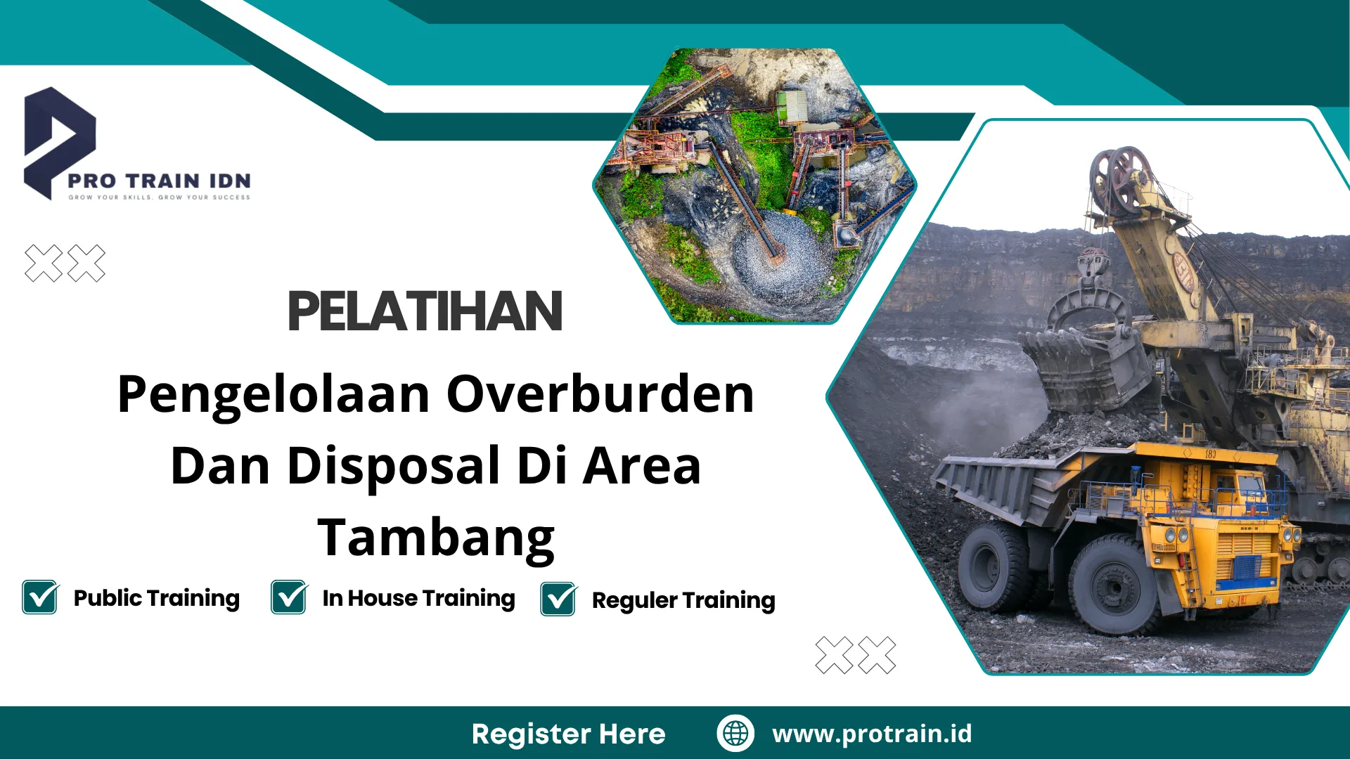 Pelatihan pengelolaan overburden tambang