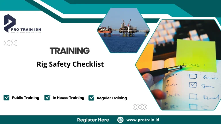 Pelatihan keselamatan kerja pengeboran