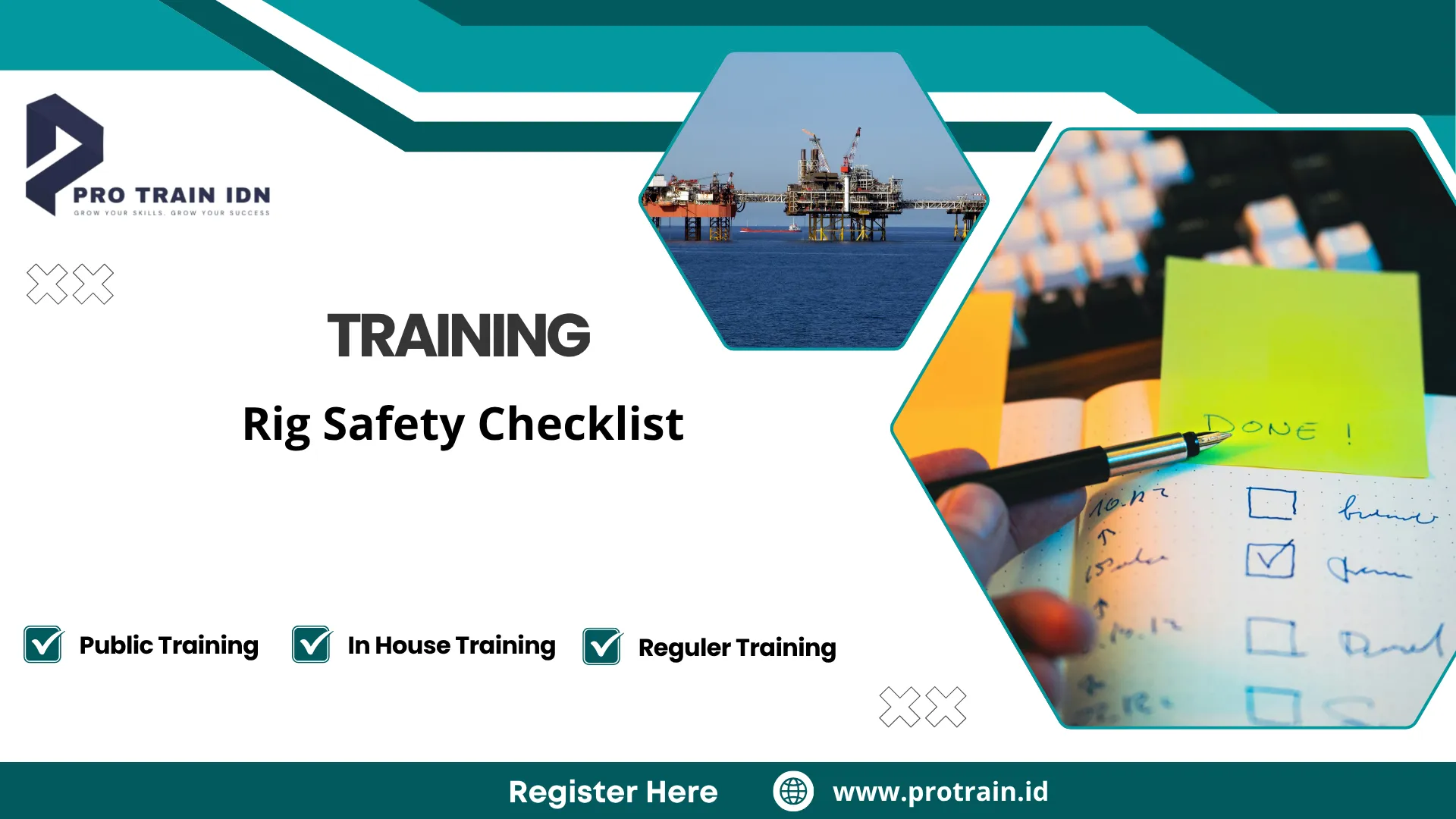 Pelatihan keselamatan kerja pengeboran