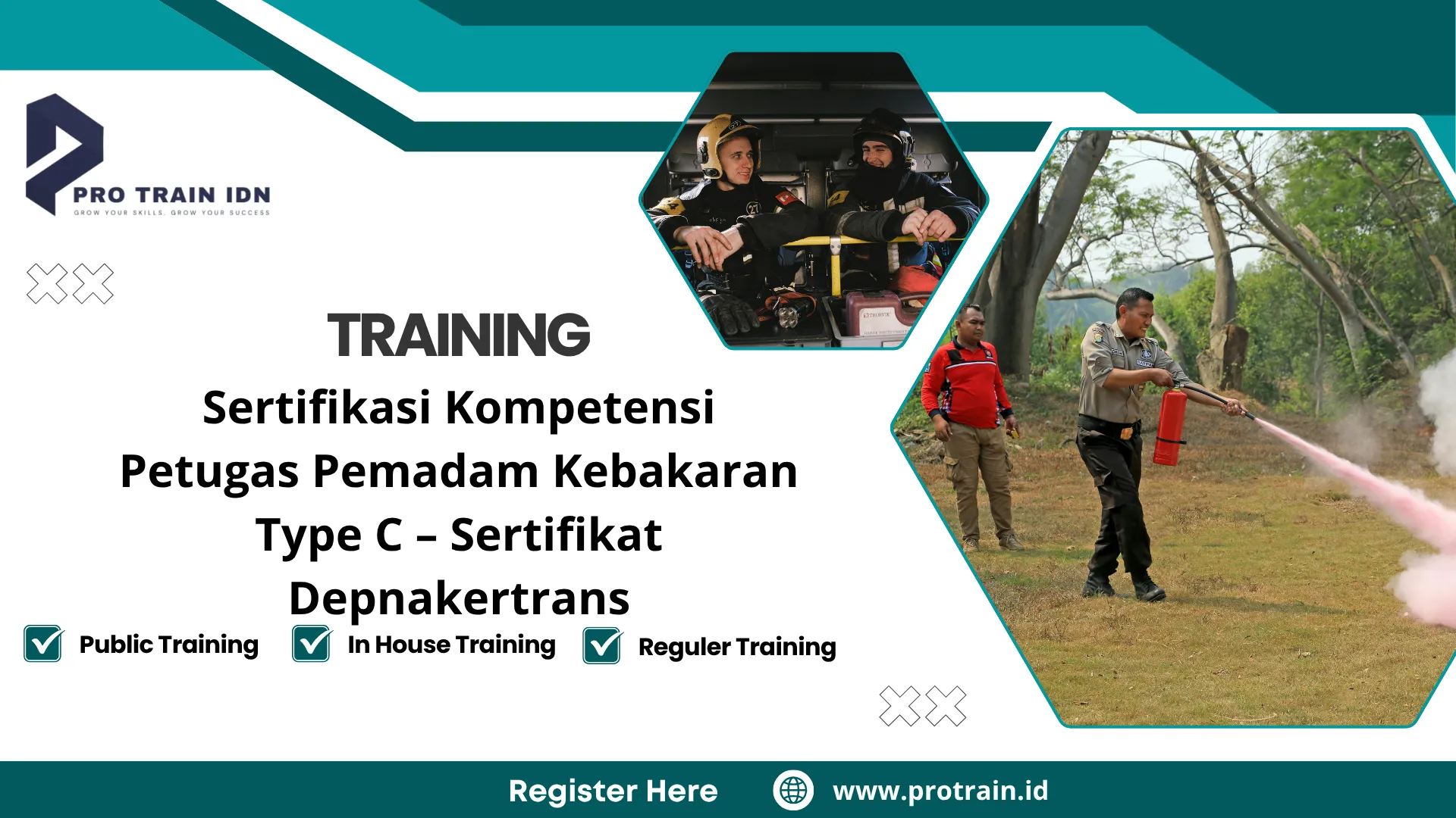 Pelatihan kompetensi damkar perusahaan Depnakertrans