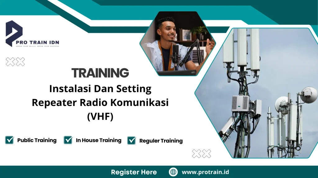Pelatihan jaringan komunikasi VHF