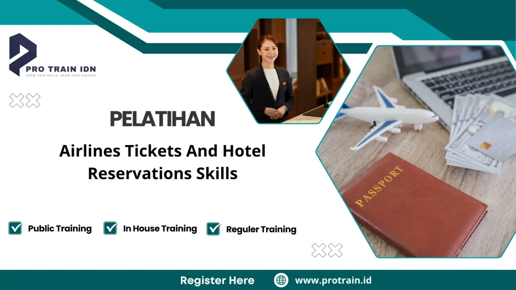 Pelatihan reservasi tiket pesawat profesional