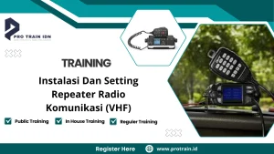 Pelatihan setting radio komunikasi