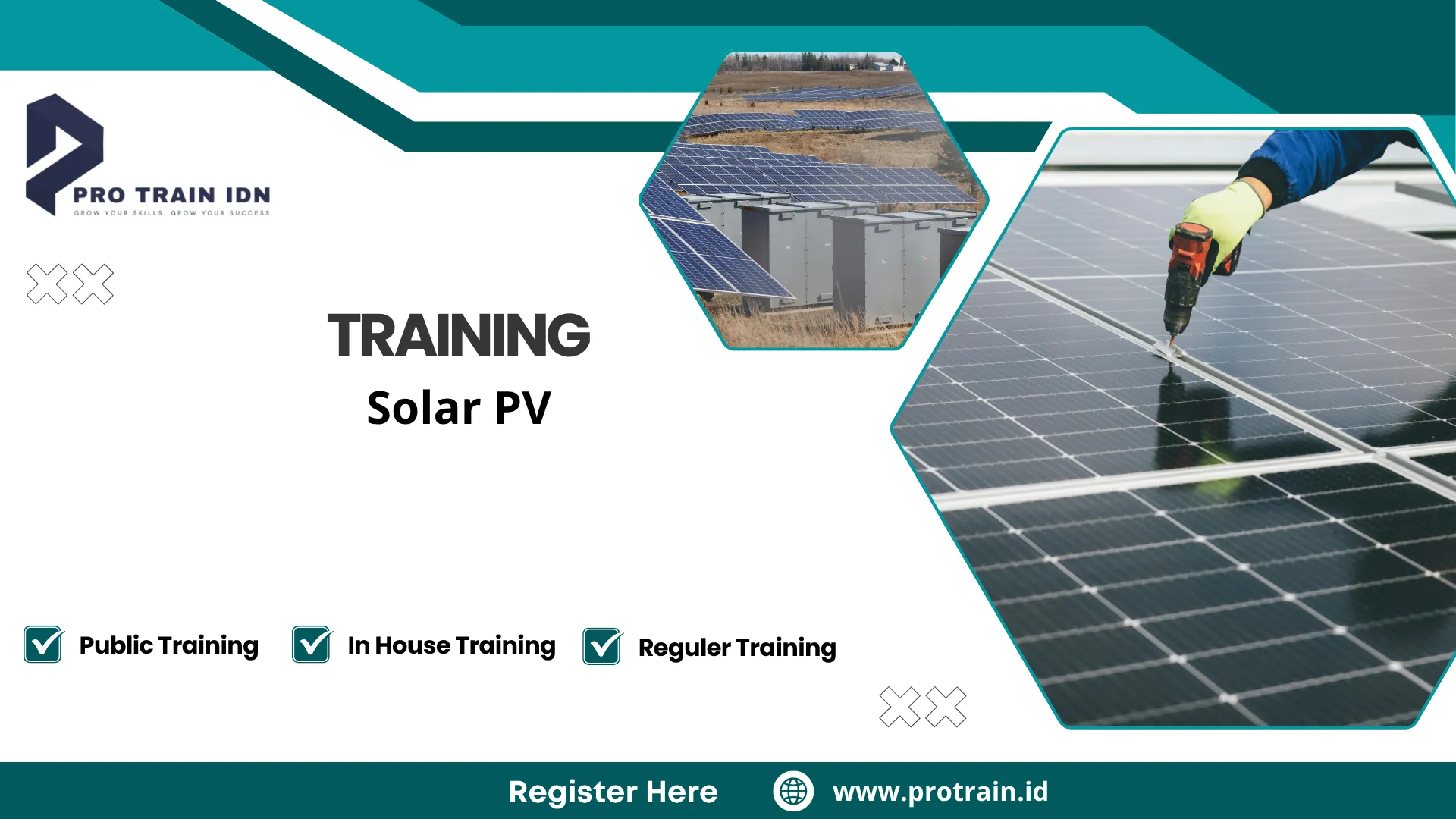 Pelatihan instalasi panel surya