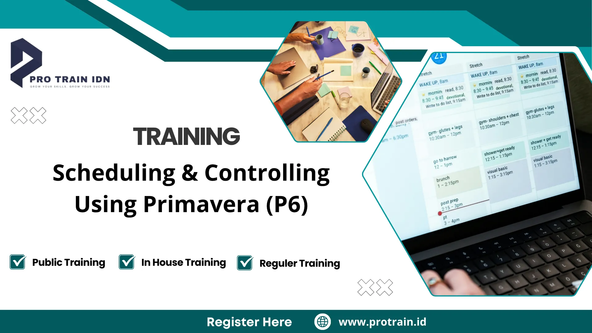 Pelatihan project scheduling software