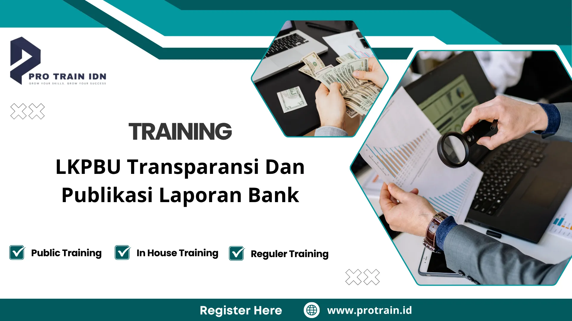Pelatihan transparansi laporan bank