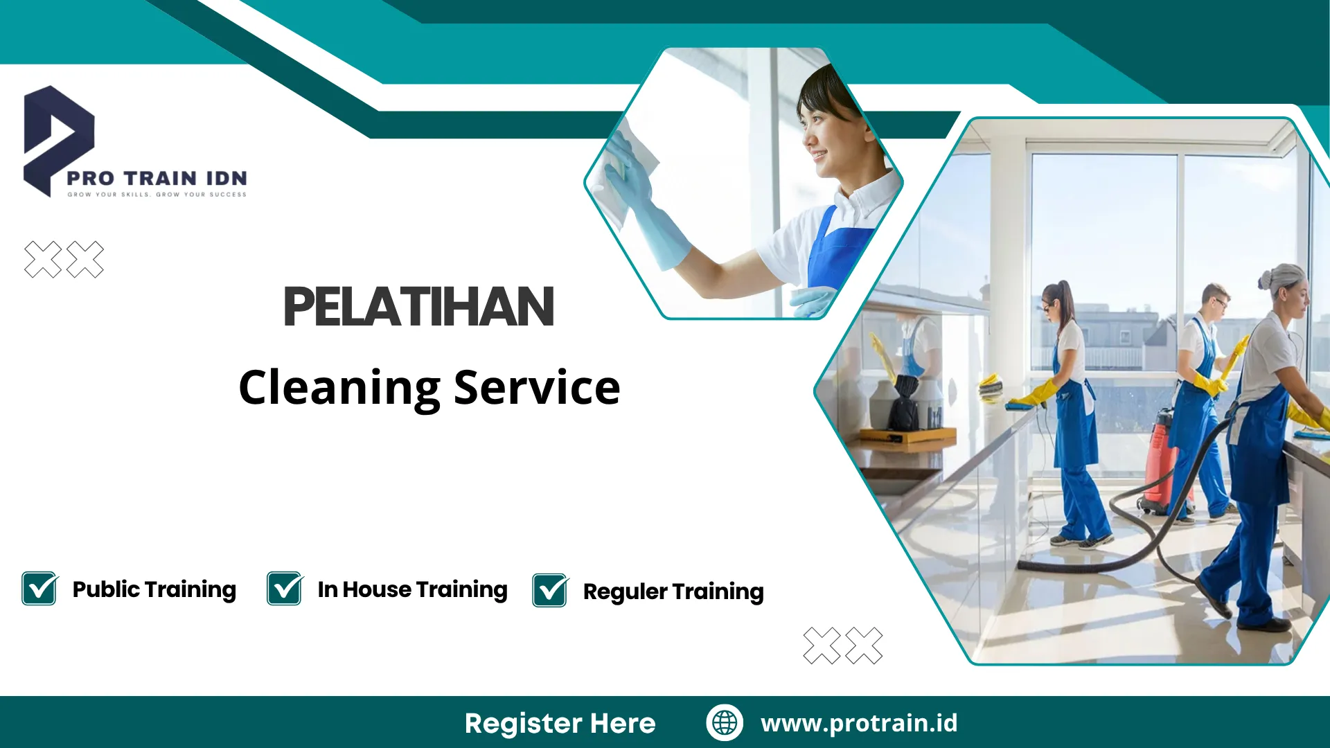 Pelatihan jasa kebersihan profesional