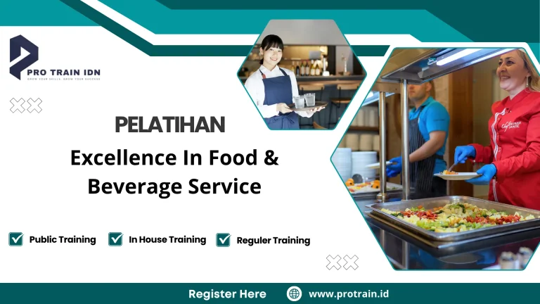 Pelatihan service excellence industri F&B