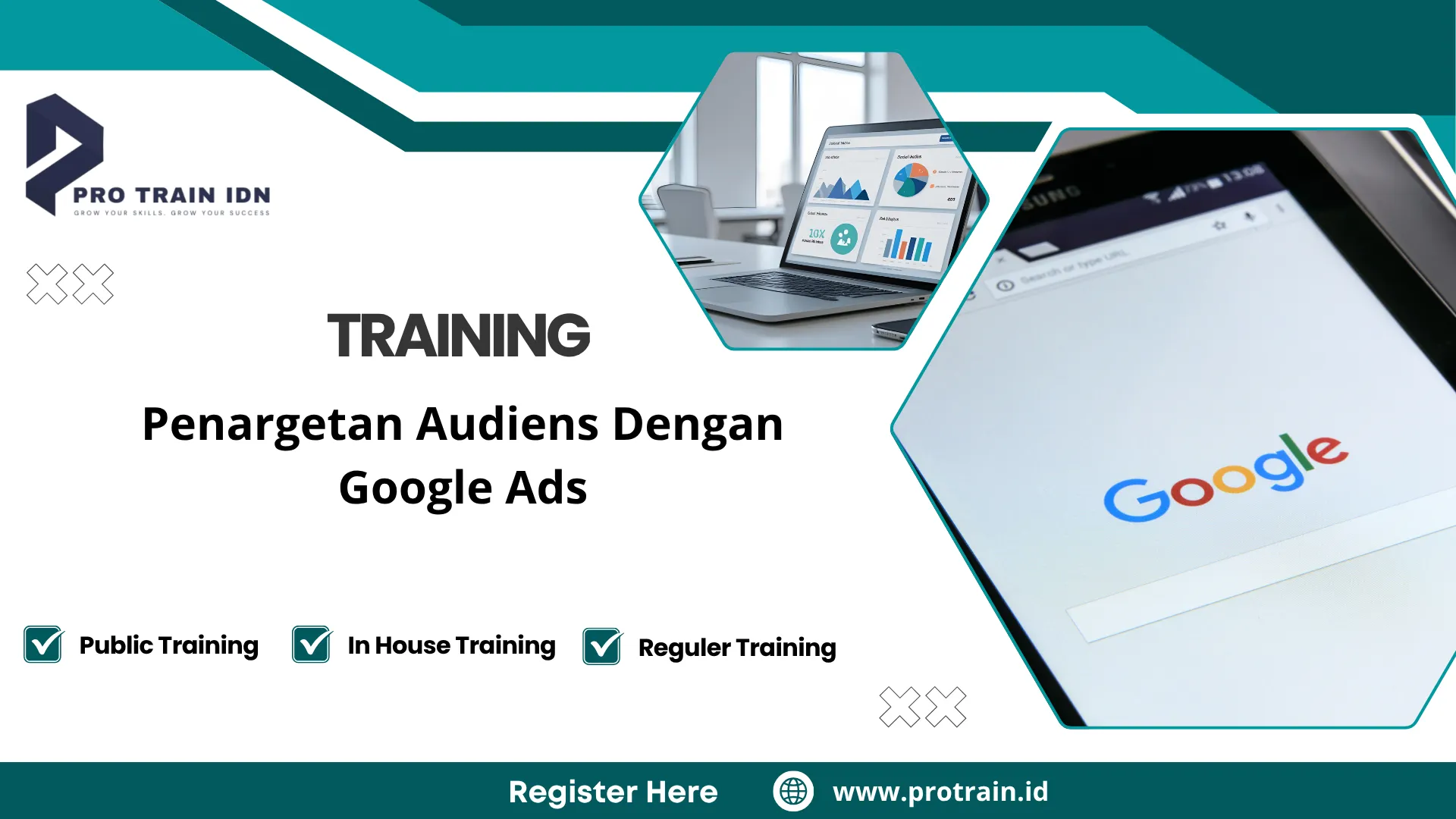 Pelatihan penargetan audiens google ads