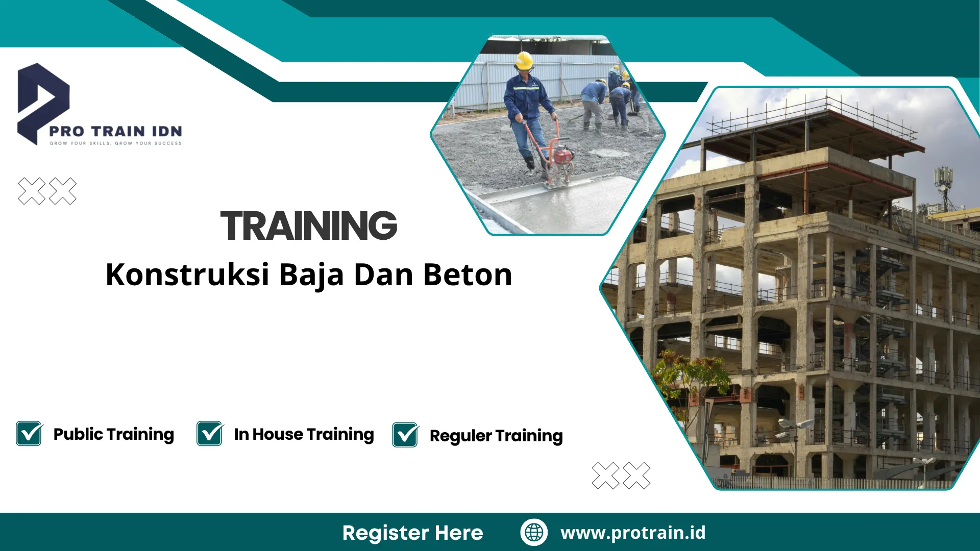 Pelatihan konstruksi baja modern