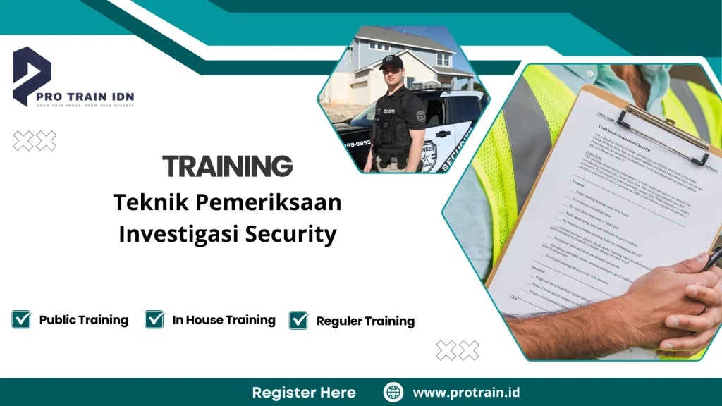 Pelatihan metode investigasi profesional