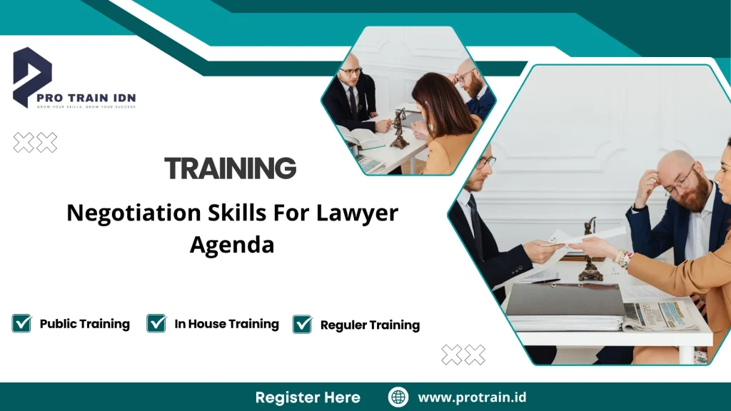 Pelatihan strategi negosiasi hukum
