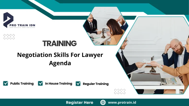 Pelatihan strategi negosiasi hukum