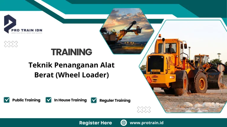 Pelatihan prosedur penggunaan wheel loader