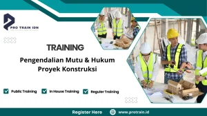 Pelatihan pengendalian mutu konstruksi