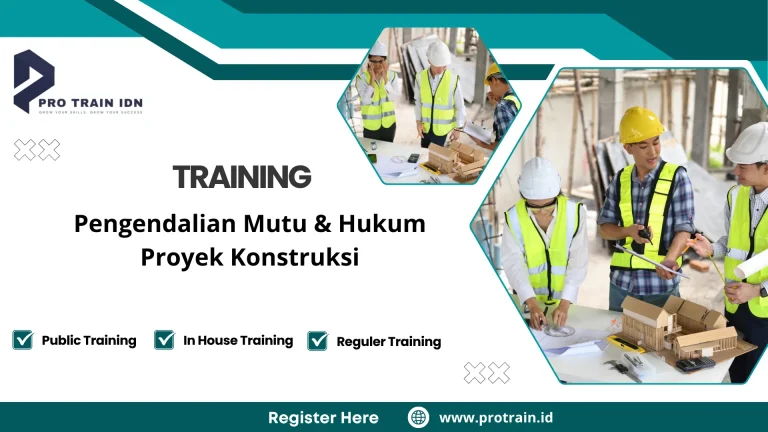 Pelatihan pengendalian mutu konstruksi