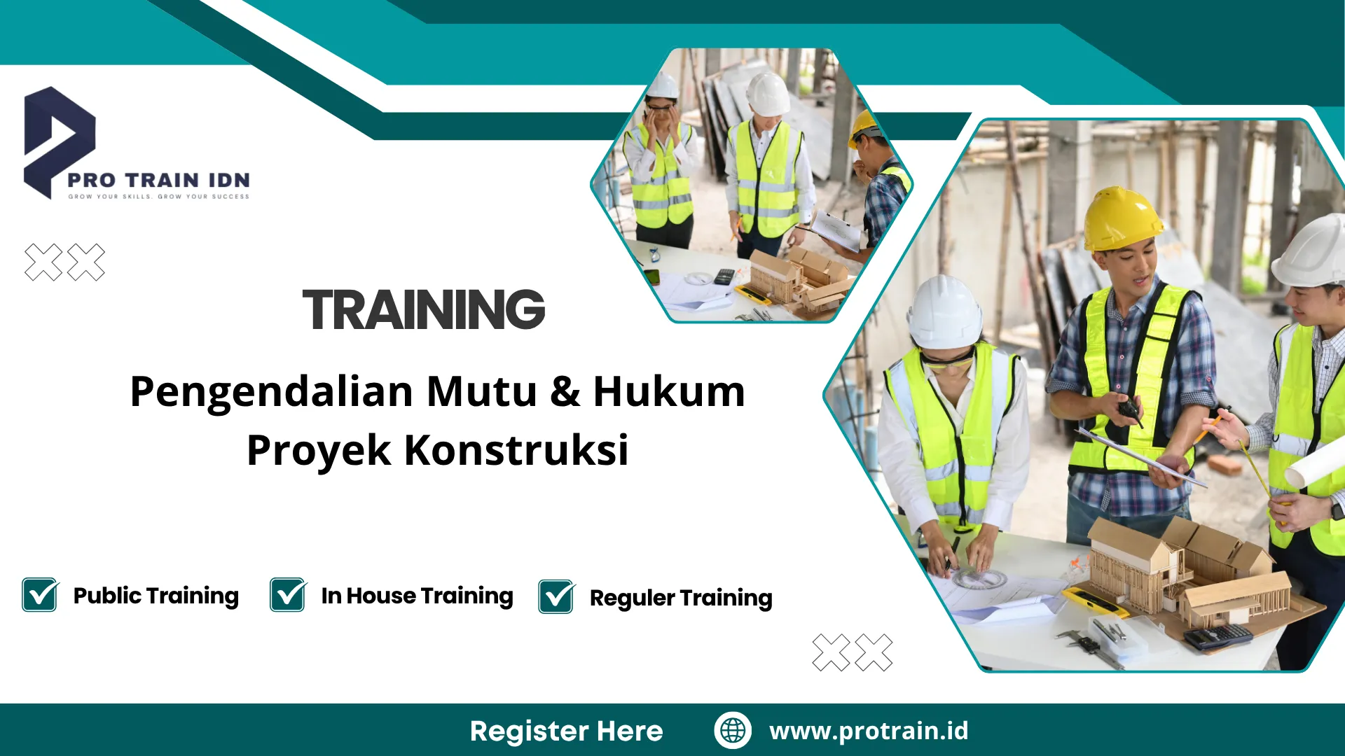 Pelatihan pengendalian mutu konstruksi