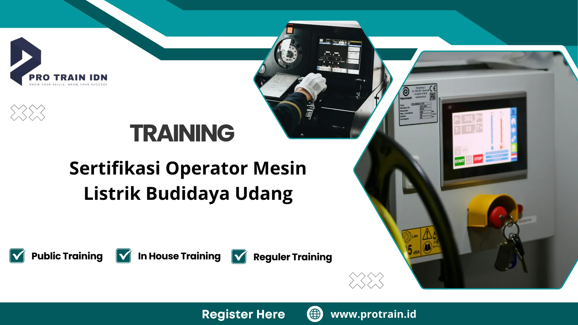 Pelatihan operator mesin tambak udang