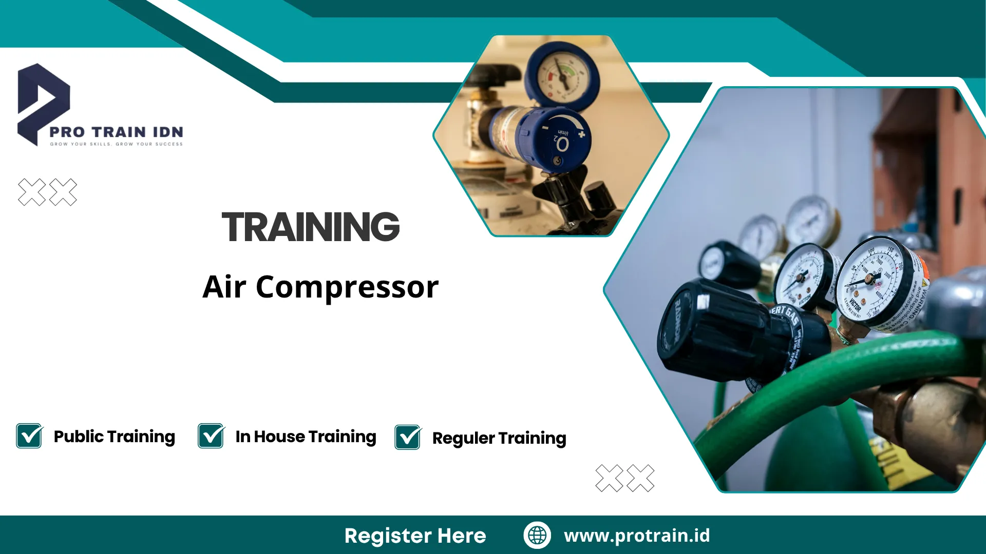 Pelatihan maintenance kompresor udara