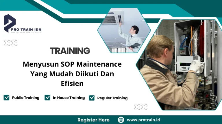 Pelatihan SOP maintenance industry