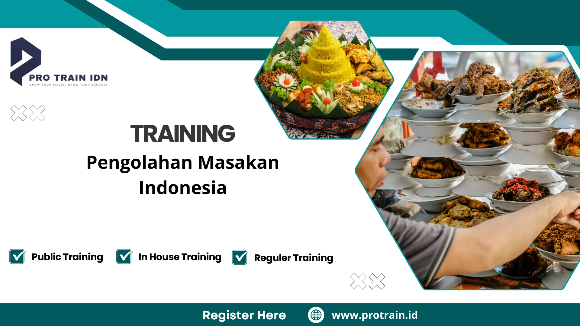 Pelatihan masakan Indonesia autentik
