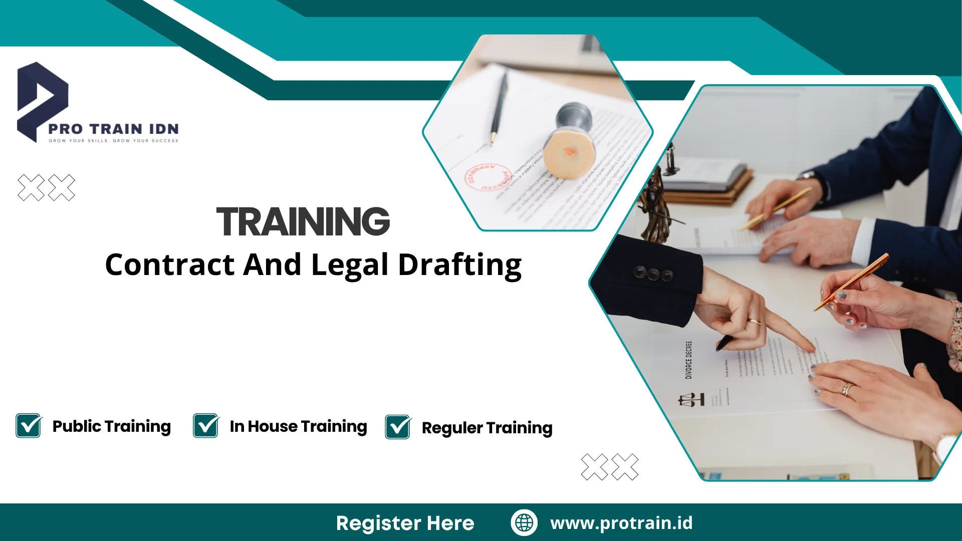 Pelatihan penyusunan kontrak bisnis