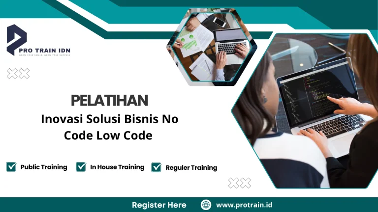 Pelatihan aplikasi bisnis tanpa coding