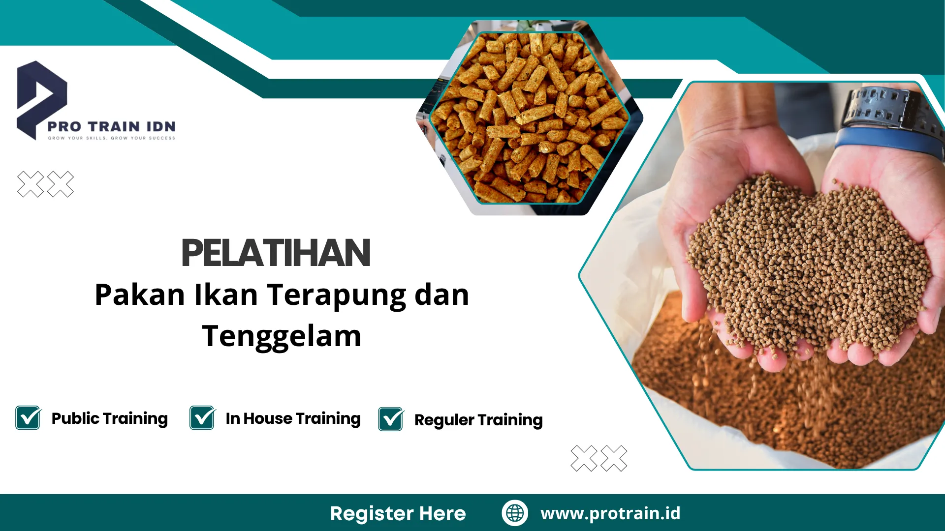 Pelatihan teknologi pakan akuakultur