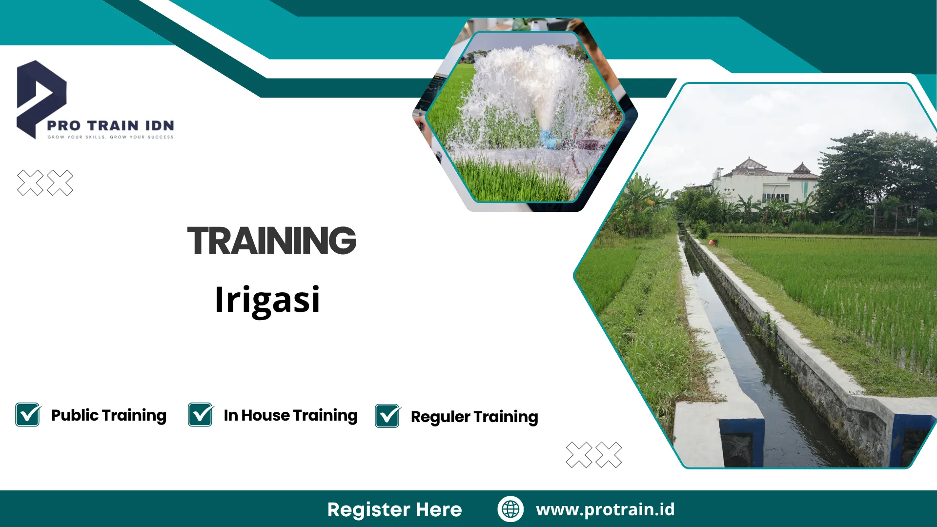 Training perencanaan teknis irigasi