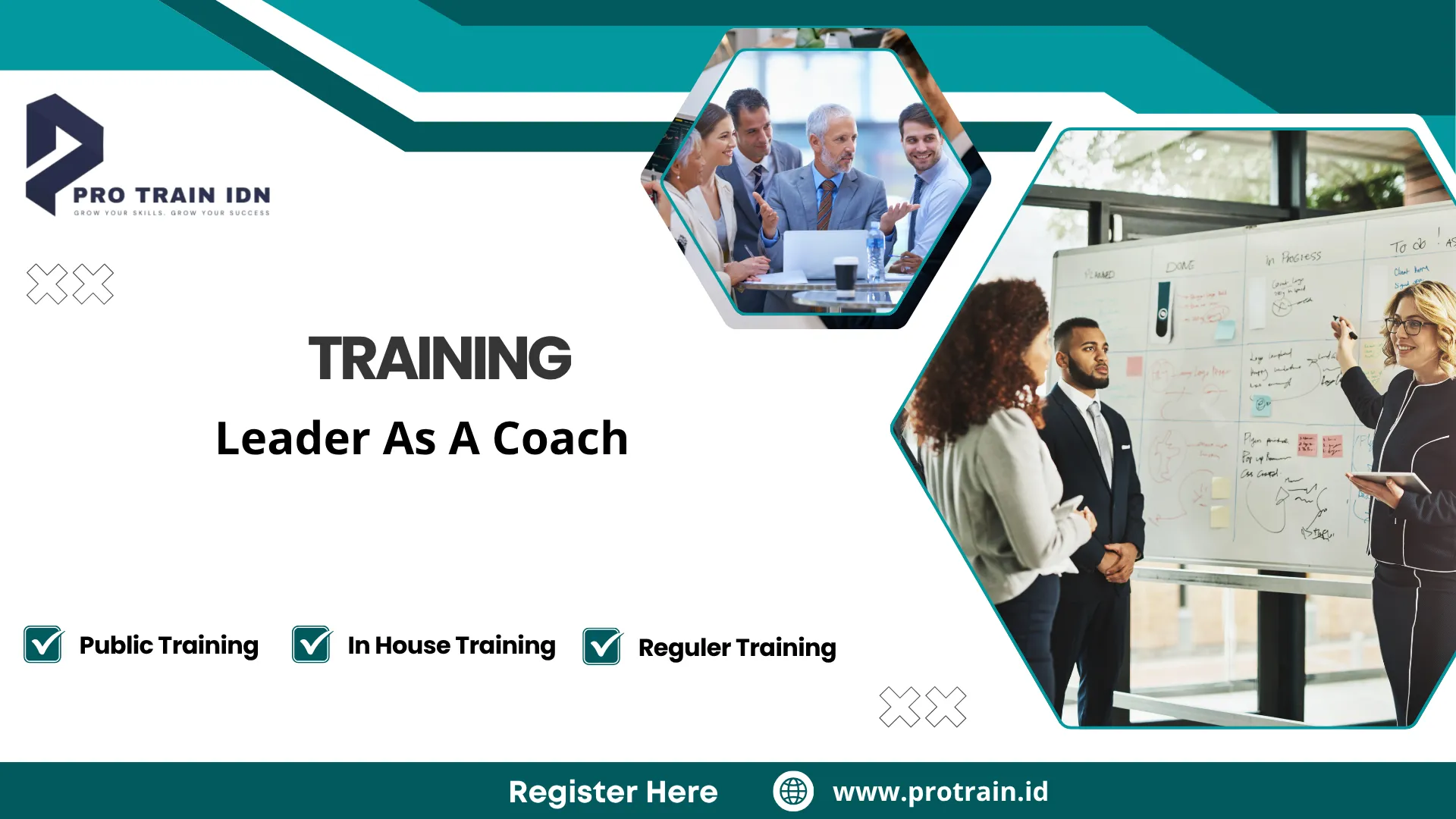 Training becoming great leader with coaching and mentoring