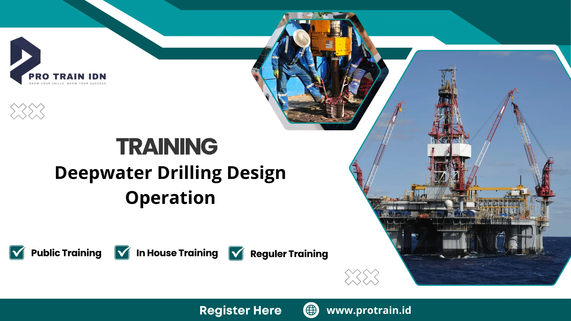 Training operasi pengeboran offshore
