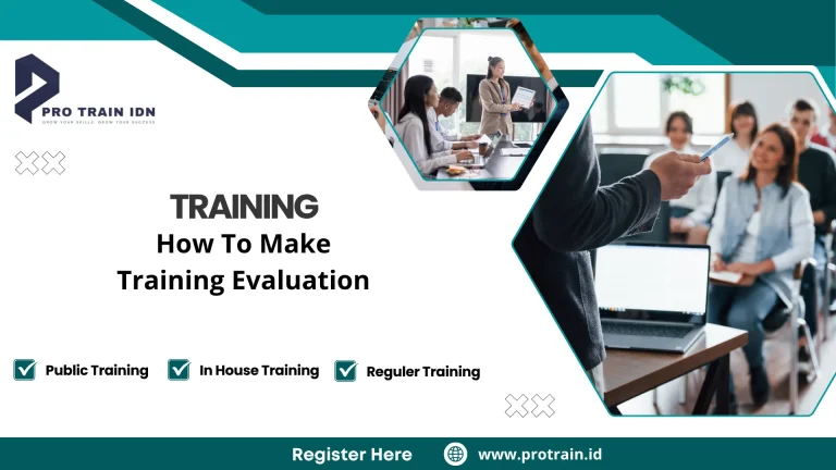 Training membuat evaluasi training