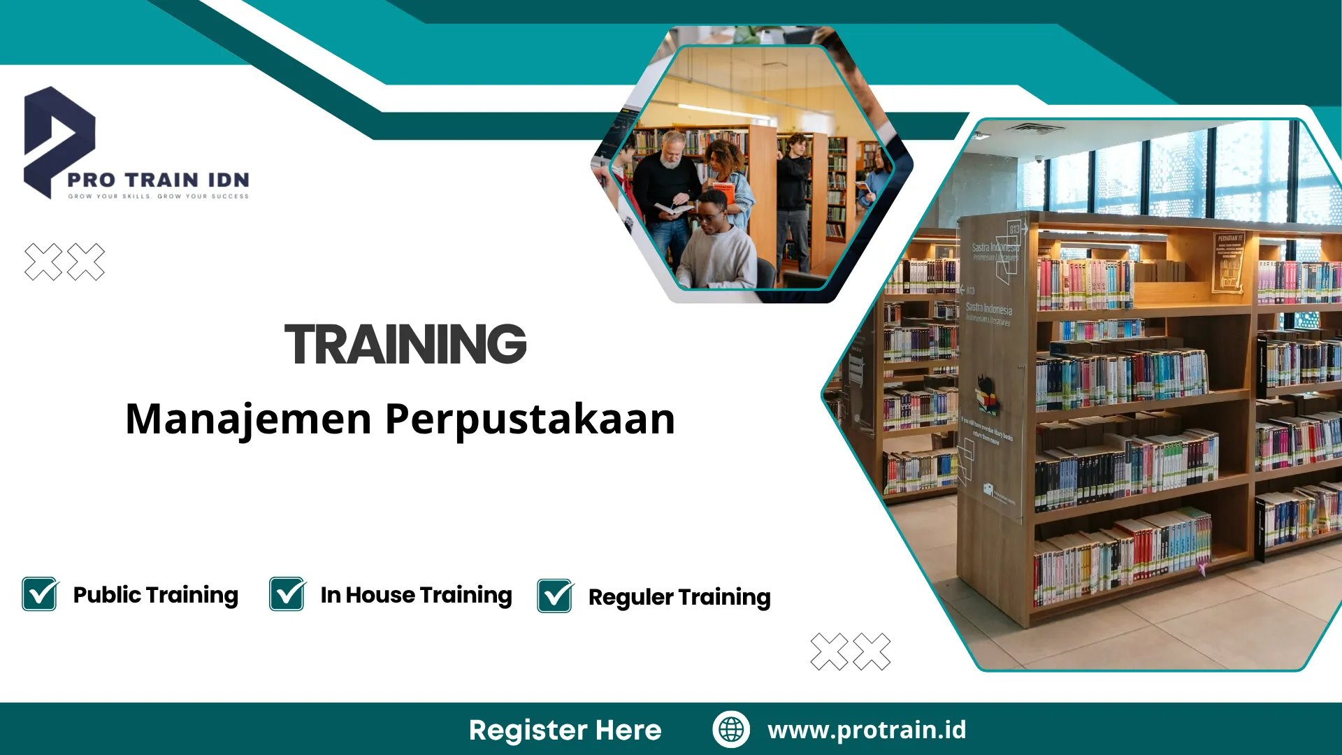 Training digital library