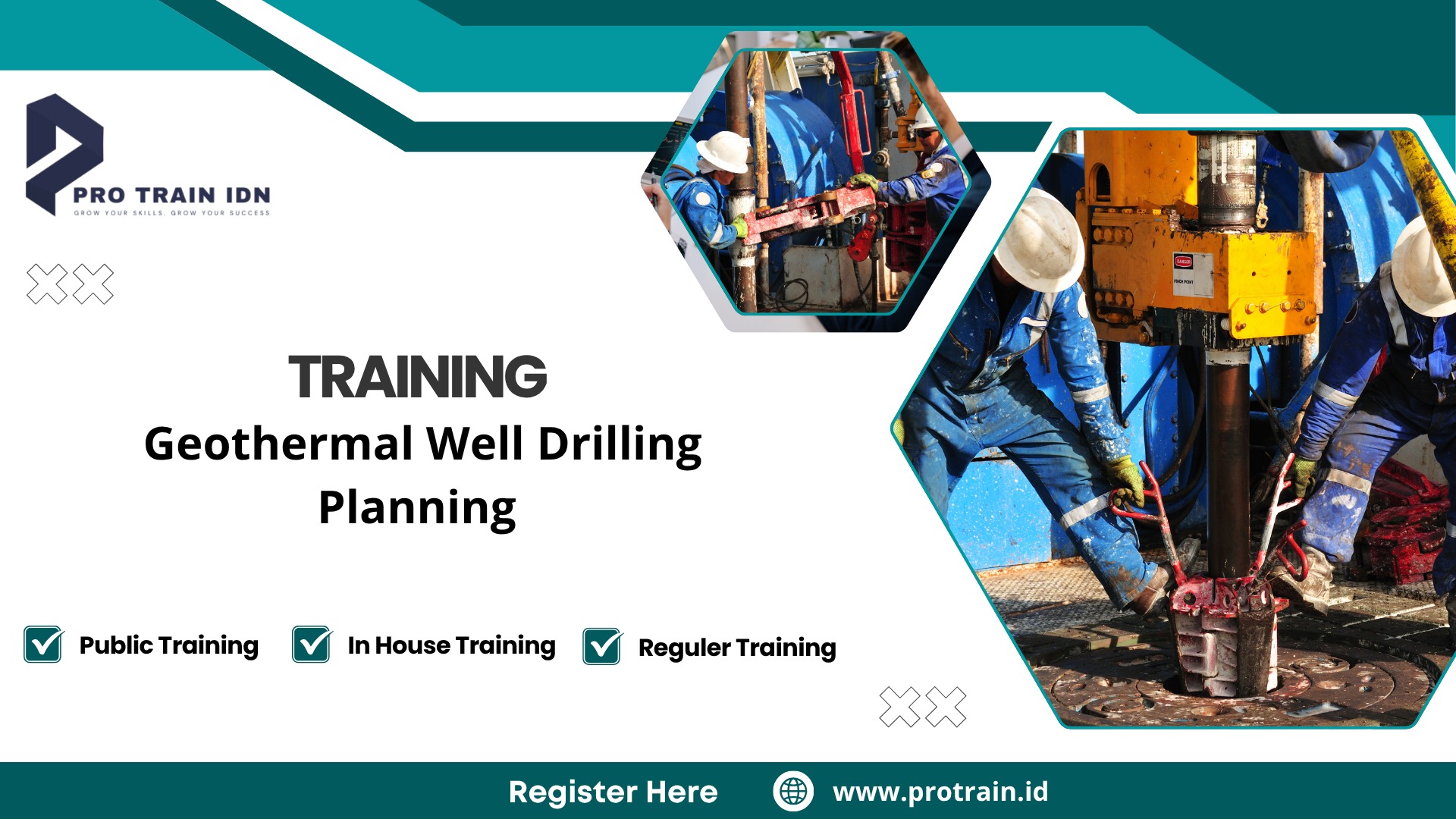 Training desain sumur geothermal