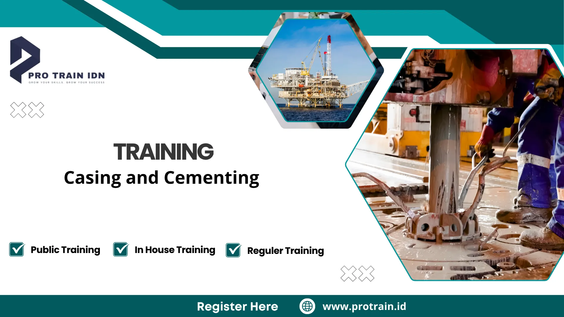 Training cementing operation