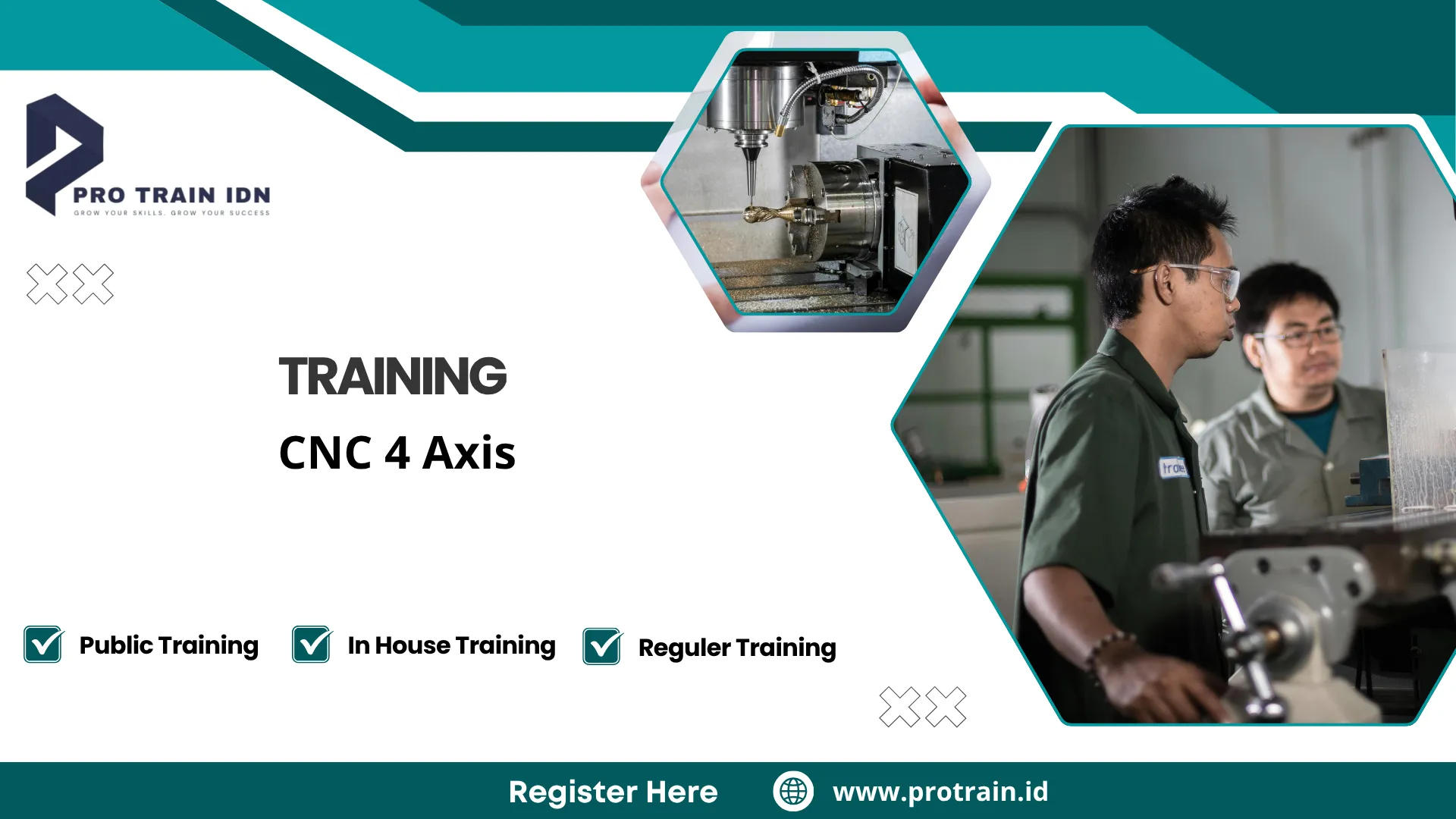 pengoperasian mesin Computer Numerical Control (CNC)