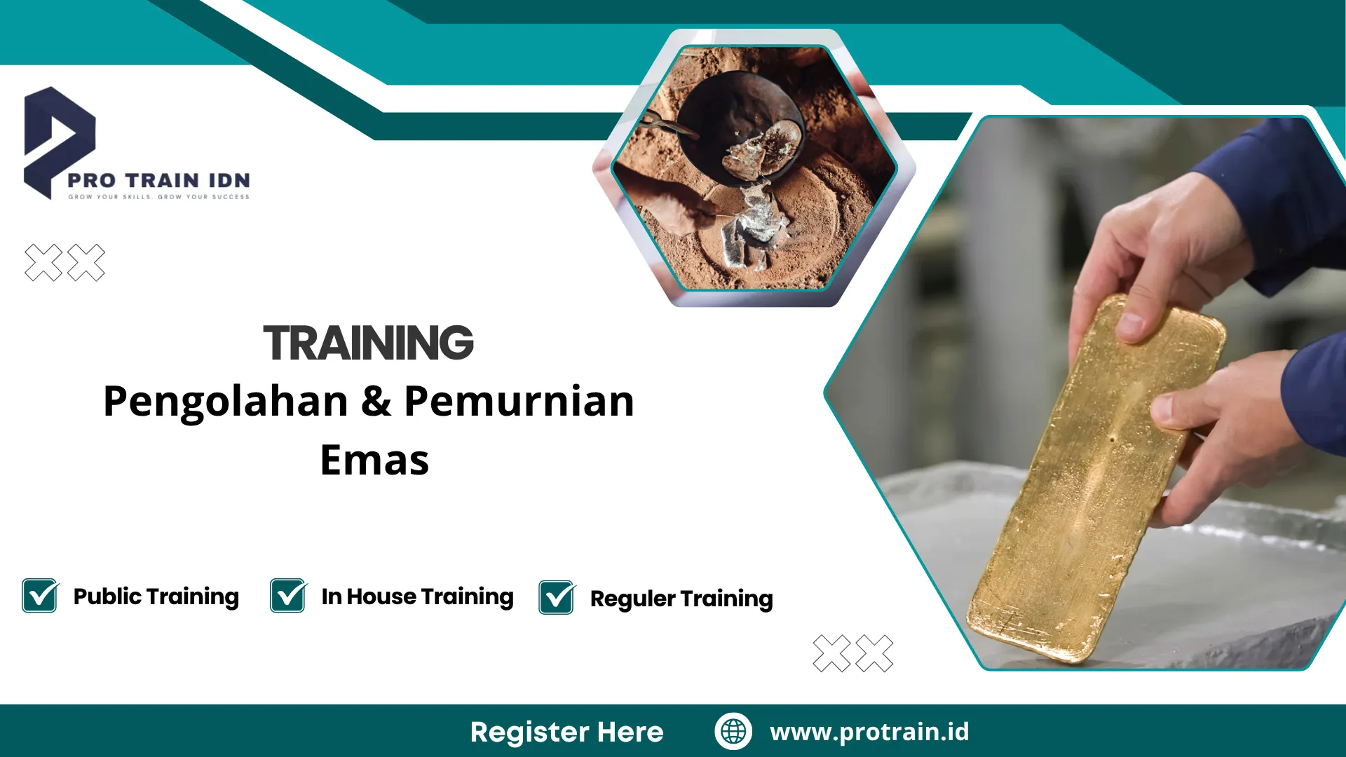 pengolahan bijih emas