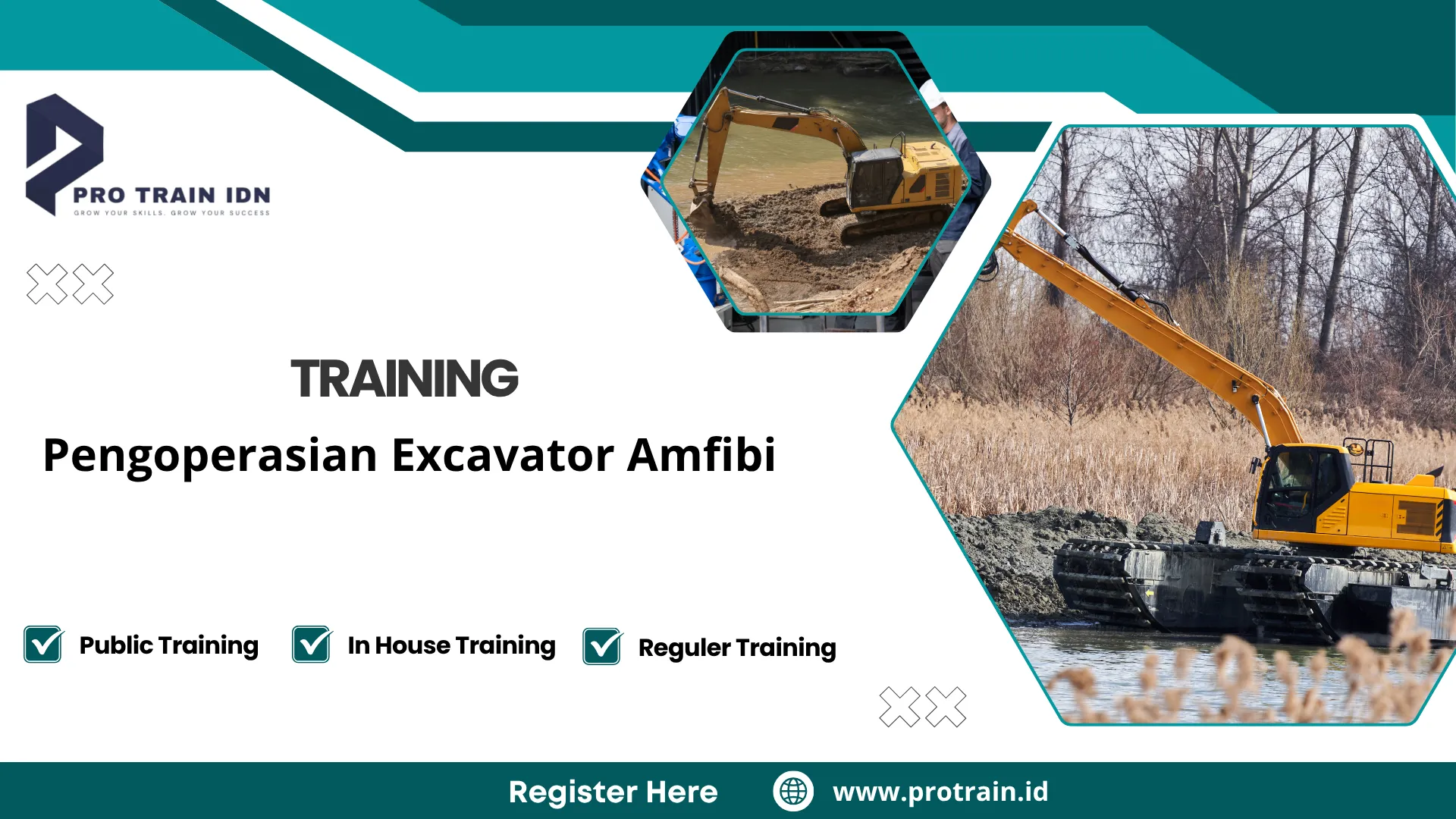 operator excavator amfibi